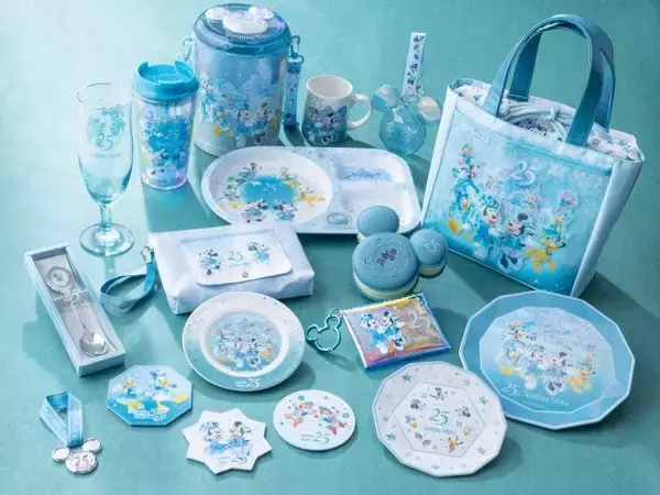 東京ディズニーシー、25周年“限定メニュー”を一挙公開　 “ジュビリーブルー”で祝祭彩る
