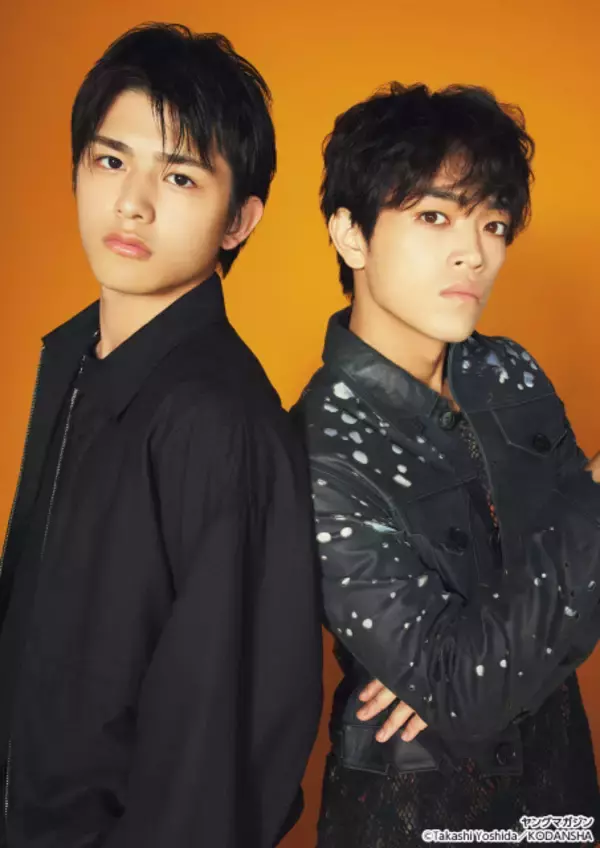 timelesz原嘉孝＆篠塚大輝、漢っぷりに熱烈オファー　『ヤングマガジン』やんちゃ感あふれるカット公開
