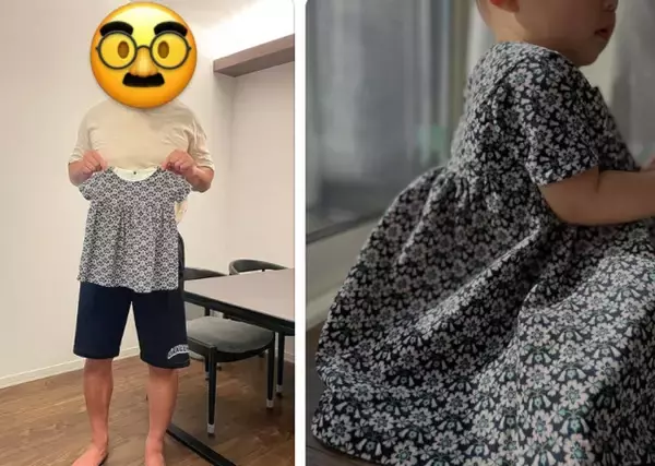 ラガーマン夫が、娘のためにワンピースを手作り…服飾未経験も“世界で一つの特別な服”が完成「こんな可愛いのが作れるなんて」 「既製品みたい」