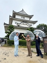 石原良純＆城島茂、2年半ぶり“緊急”共演　森本慎太郎と丸亀城の石垣復旧現場にバラエティー初潜入