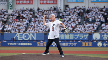 川淵三郎、ロッテ始球式に“登板”「いい投球ができました」