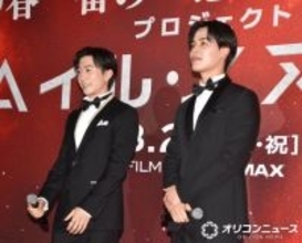『ボーイフレンド』ダイシュン、仲良く映画イベント登場　目を見合わせ「楽しみだね」