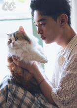 ジュニア・内村颯太“にゃんにゃん”、猫とたわむれ“癒やしの横顔”見せる　デートプランも提案「緑に囲まれた…」