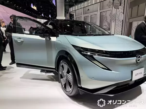 日産、『アリア』マイナーチェンジモデルを公開　フロントデザイン一新　年度内に投入予定