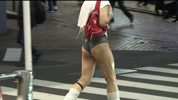 今夜の『探偵！ナイトスクープ』、渋谷でホットパンツ姿の男性を調査→今のファッションに至る理由