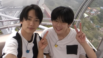大西流星＆道枝駿佑・長尾謙杜＆藤原丈一郎が観覧車でサシトーク　『なにわ男子の逆転男子』特別企画がTELASAで配信