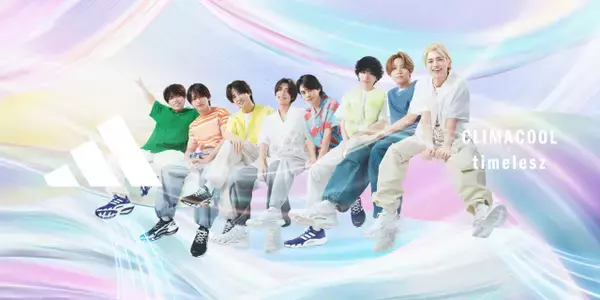 timelesz、ABCマートとコラボ2年目　菊池風磨＆寺西拓人がアディダス仕様の髪型の原嘉孝にツッコミ