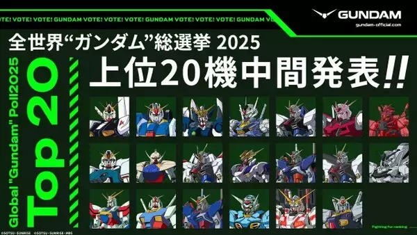 全世界『ガンダム』総選挙の中間結果発表！　林原めぐみの推しは？長文コメント「せめて宇宙をみせてあげたかった」