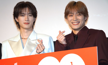 山中柔太朗、“鶴”書けるようになる「ちゃんと勉強してきた」　高松アロハとバレンタインメッセージ公開