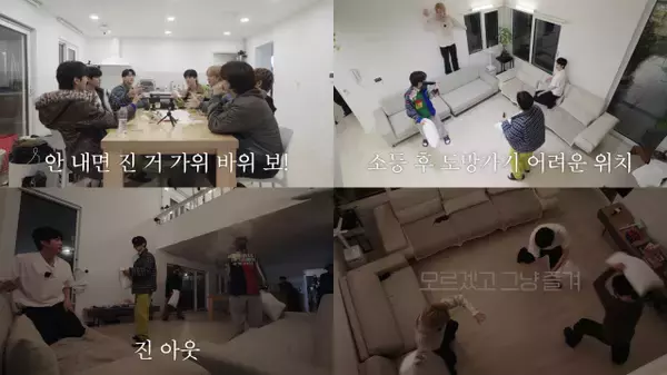 BTS、「部屋割りゲーム」「ゾンビゲーム」で白熱「笑いすぎて頬が痛いよ」　『Run BTS! 2.0』第1話公開