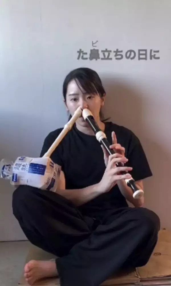 格闘技歴18年の女性、口が開かなくなり得た特技”両鼻でリコーダー2本を同時演奏”　試合で「鼻だけは守りぬく」