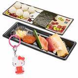 「【きょうから】スシローとハローキティが初めてのコラボ　ミニチャームなどグッズが付いてくるメニューずらり」の画像1