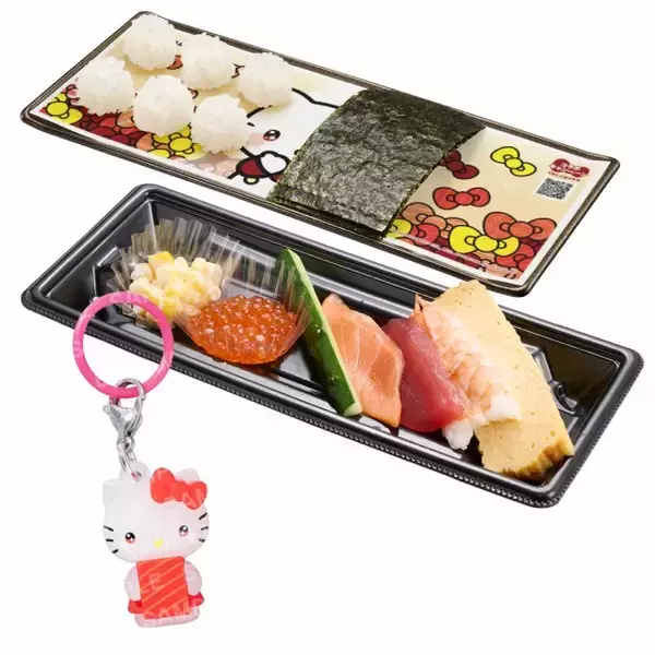 【きょうから】スシローとハローキティが初めてのコラボ　ミニチャームなどグッズが付いてくるメニューずらり