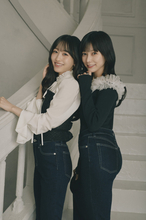 乃木坂46池田瑛紗＆一ノ瀬美空、すらり美脚を披露　パッド入りデニムのLOOKモデル就任【インタビュー全文】