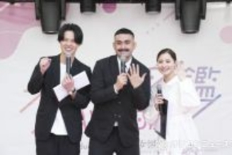 デニス植野＆比嘉梨乃、結婚発表後初の夫婦共演「昨年7月に結婚しました！僕の妻です！」
