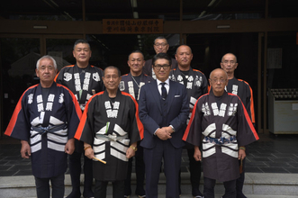 高橋克典、豊川稲荷東京別院「大岡祭」に参加　自身演じる大岡越前守忠相公へ思い「『人々を守る』という強い意志を持った忠相でありたい」