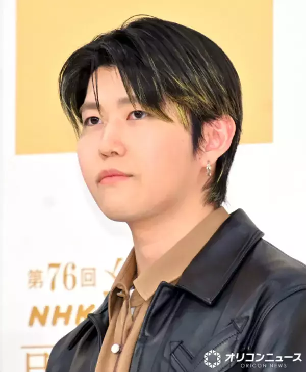 【紅白リハ】Mrs. GREEN APPLE若井滉斗、今年の漢字で会場沸かす　“うま年”＋“区切り”で「駆」