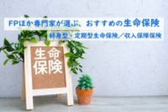 夏のボーナスを前に見直したい生命保険、FPがおすすめする生命保険(終身型・定期型)、収入保障型保険1位は？