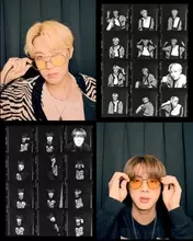 BTS フォトブース動画リレー第2弾　J-HOPEはウインク、JINはキス顔