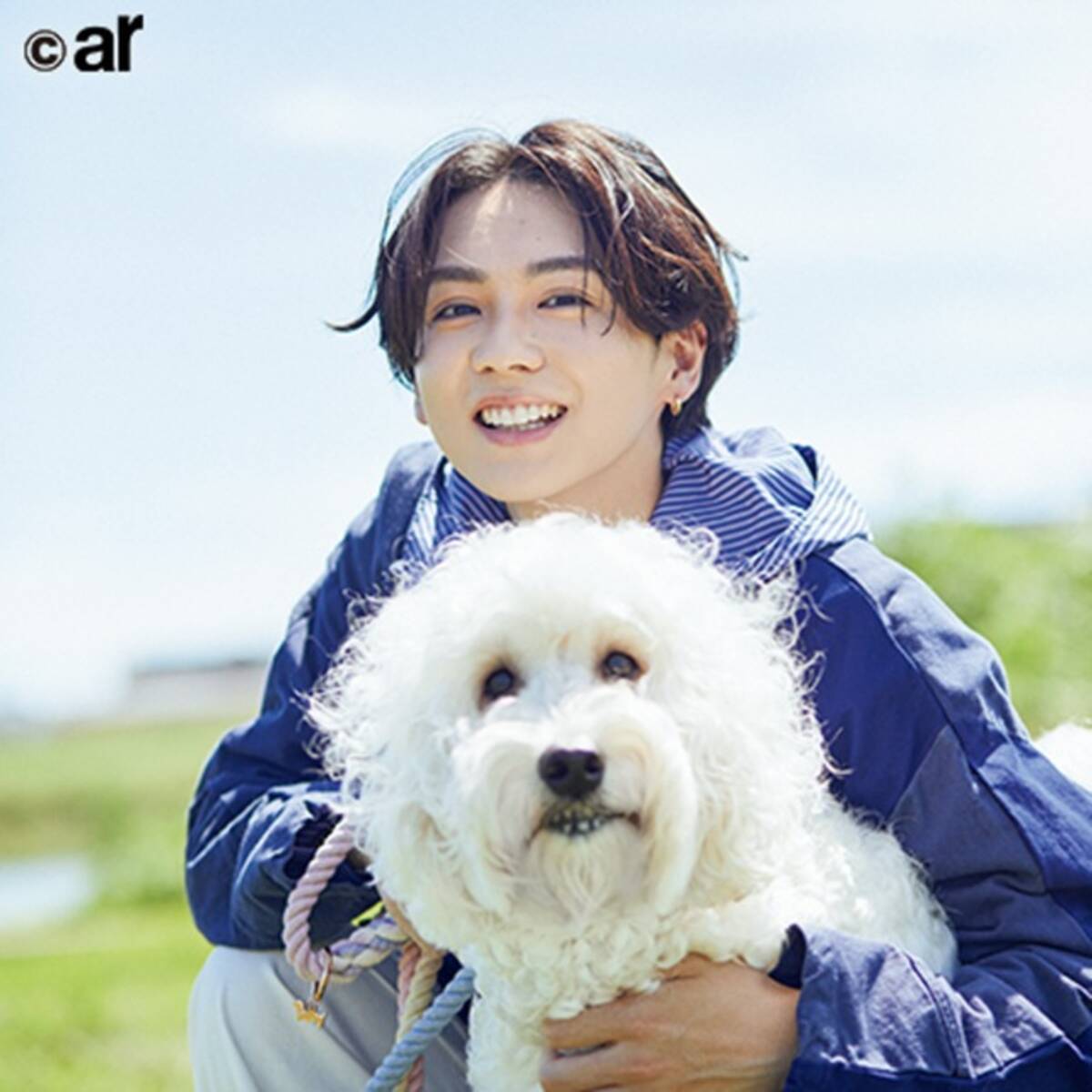 吉野北人 夢のような時間でした Ar 新連載で大好きな犬とフォトセッション 21年10月11日 エキサイトニュース
