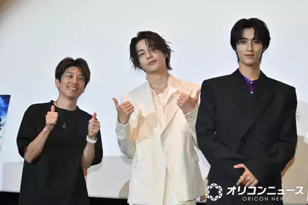 映画『仮面ライダーゼッツ』舞台あいさつ　ジークの話題が一瞬出る　上堀内佳寿也がストップし、今井竜太郎＆曽野舜太「天野さんに怒られる」