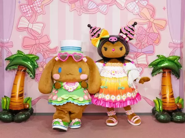 日焼け姿のシナモロール＆クロミがテーマパーク初登場　ハーモニーランドで“はちゃめちゃ”な夏イベント開始
