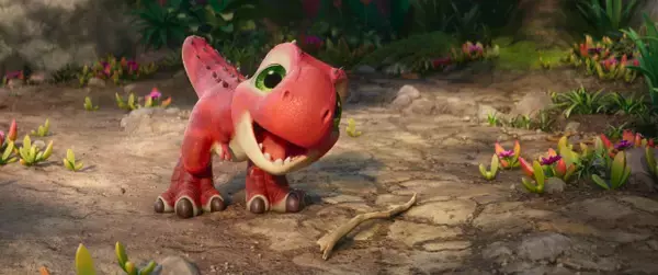『パウ・パトロール ザ・ダイノ・ムービー』マーシャルと赤ちゃん恐竜ルバーブと意気投合　本編映像解禁