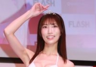 スレンダー美ボディのモデル・板野優花、史上最年長の32歳で『ミスFLASH2026』グランプリに輝く「私自身も、そして誰かのことも輝かせていけるような人でありたい」