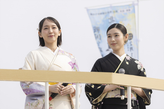 吉岡里帆「“直ロス”でまだ出てこないでと…」大河初登場に葛藤吐露　白石聖とヒロイン共演