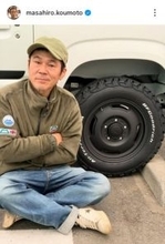 甲本雅裕、スズキの愛車でキャンプへ　自然の中での2ショット写真に反響「カッコイイ」「相棒とキャンプ、楽しそう」「大人の遊びって感じ」