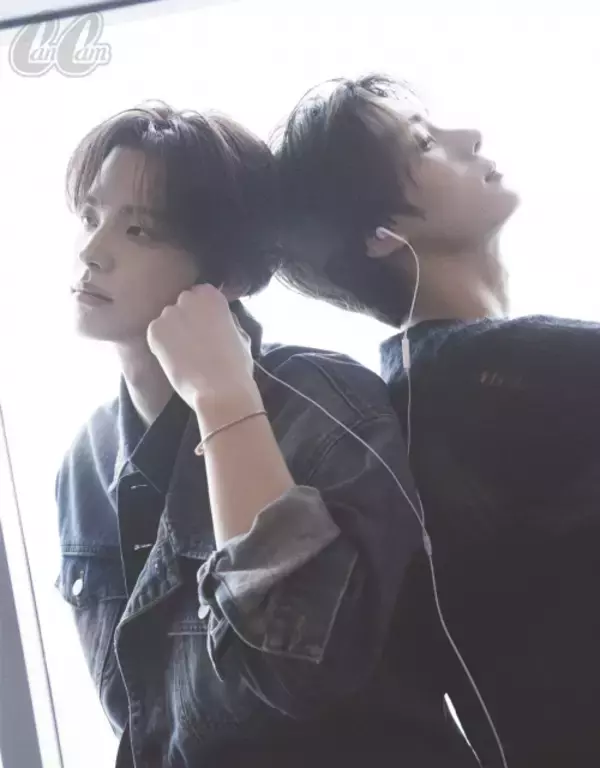 TWS・SHINYU＆YOUNGJAE、“恋する横顔”披露　HYBE本社・TWS専用練習室も公開