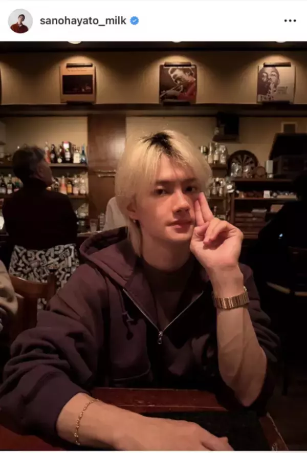 「彼氏感半端ない」M!LK佐野勇斗、「家族でご飯」自然体のプライベートショット公開　「インライ中に母親が作ってたスイートポテト」も披露