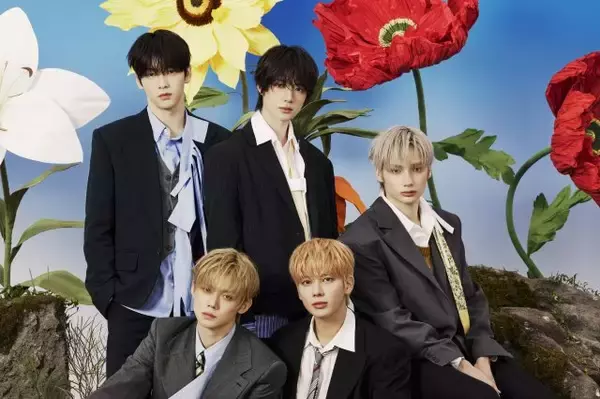 TOMORROW X TOGETHER、生命力に満ちた“花ざかり”な姿　日本5thシングル「セツナハナビ（Setsuna Hanabi）」ビジュアル公開
