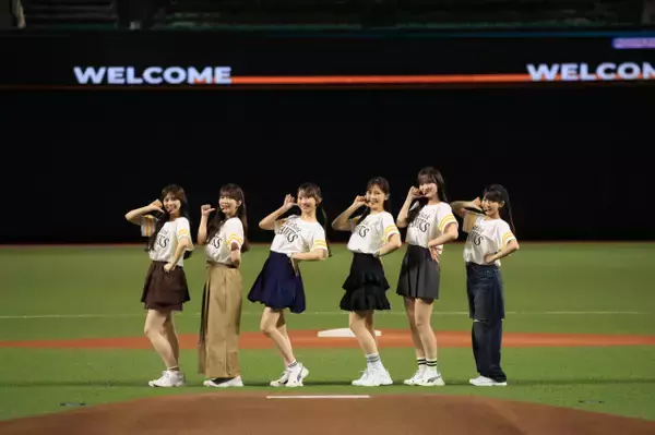 乃木坂野球部、ホークスとコラボイベント　瀬戸口心月がセレモニアルピッチ　メンバー声援で「自信を持って投げることができた」