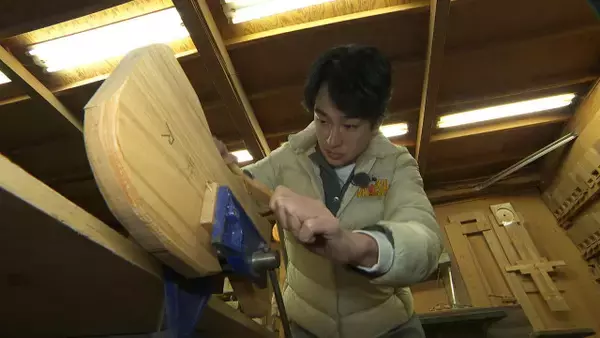 城島茂、横山裕＆松島聡＆森本慎太郎が“夢の乗り物づくり”に挑戦　木だけで電動キックボード制作