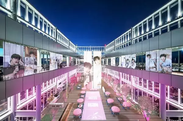 【きょうから】BTS・Jinの特大ビジュアル、大阪・あべのハルカスに登場　「IGIN」ポップアップストア、スタート