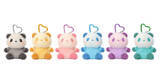 「「お買いものパンダ」がぬいぐるみキーホルダーに　全6色ランダム仕様、コンプセットも登場」の画像1