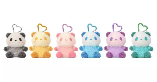 「お買いものパンダ」がぬいぐるみキーホルダーに　全6色ランダム仕様、コンプセットも登場