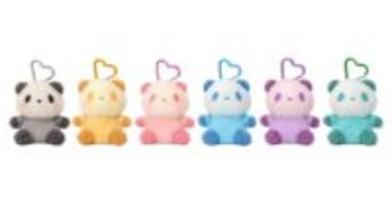 「お買いものパンダ」がぬいぐるみキーホルダーに　全6色ランダム仕様、コンプセットも登場