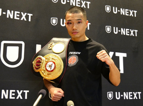 【U-NEXT BOXING.6】増田陸、比嘉大吾との激闘制しWBA世界王座獲得「真のチャンピオンになって、もっと強くなる」