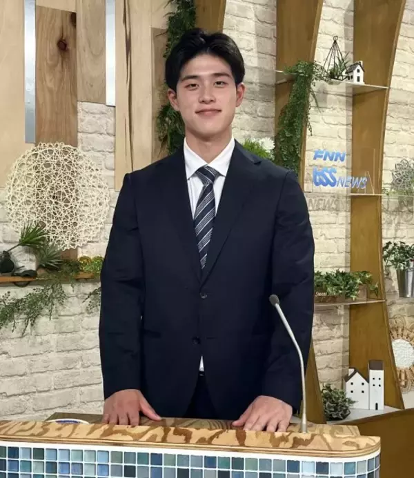 TSSテレビ新広島、新人アナウンサー披露　大学までプロ野球選手目指した経歴…廣瀬蓮アナ