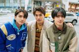 「BALLISTIK BOYZ砂田将宏・BUDDiiS小川史記・WILD BLUE宮武颯、ドラマ役柄のまま体当たりロケ→サプライズ告知へ」の画像1