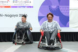 「アルピー酒井、車いすラグビー“タックル”受ける「お腹にズシンときました」」の画像1