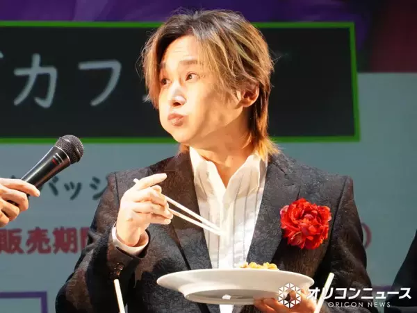 堂本光一、大好物の生姜焼きに箸止まらず　松崎祐介の食レポ中も食べ進めて「食べきっちゃうかもしれない」