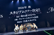 6周年・SixTONES、初のスタジアムツアー発表に大歓声「これからも6人と皆で面白い、楽しい、最高な景色を」【コメント全文】