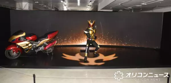 仮面ライダーアギト25周年記念『真アギト展』内覧会　仮面ライダーアギト＆G3＆ギルス＆アナザーアギト立像が展示