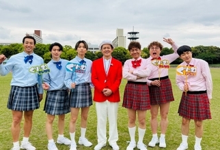 田中樹＆猪狩蒼弥ら、パンツが見えたら即失格『ミニスカート陸上』で奮闘　後半戦も爆笑の展開に