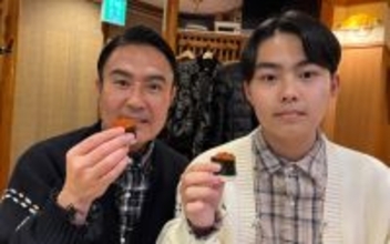 市川右團次＆右近が親子共演　仲良くペアルック「いい思い出になります」　『小粋な一献』きょう最終回