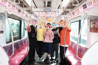 すとぷり、結成10周年で初のトレインジャック　東横線10両が“10周年ミュージアム”に