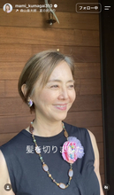 66歳・熊谷真実、久しぶりに“髪バッサリ”　ショートヘアの最新ショット公開「これからの自分の変化を楽しむために」　髪色のポイントも紹介